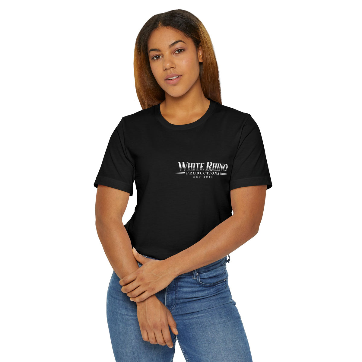 White Rhino Productions Logo T-Shirt — Vintage Band/Production Crew Tee