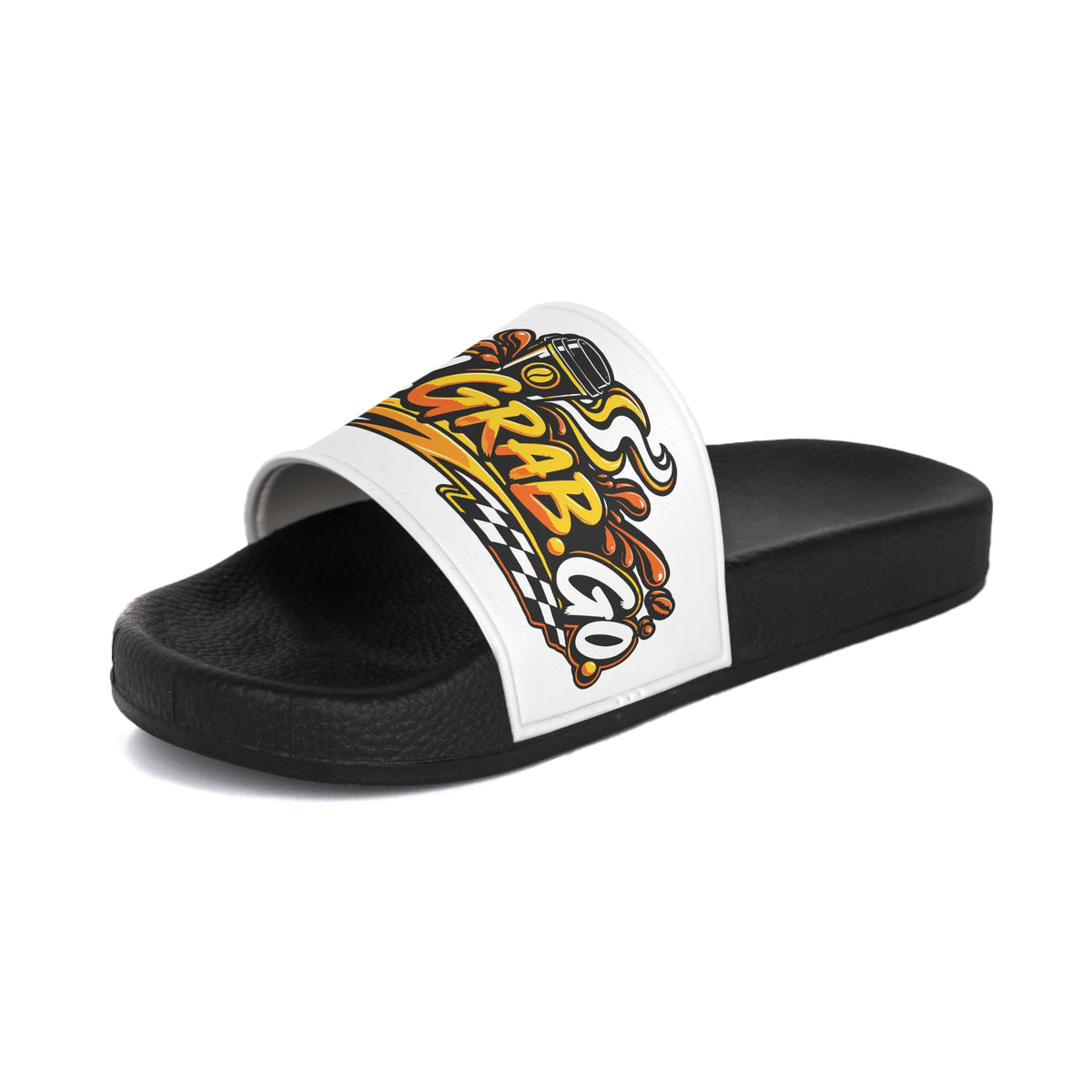 Brew Crew Slide Sandals — Women's Casual Beer Logo Pool Slides
