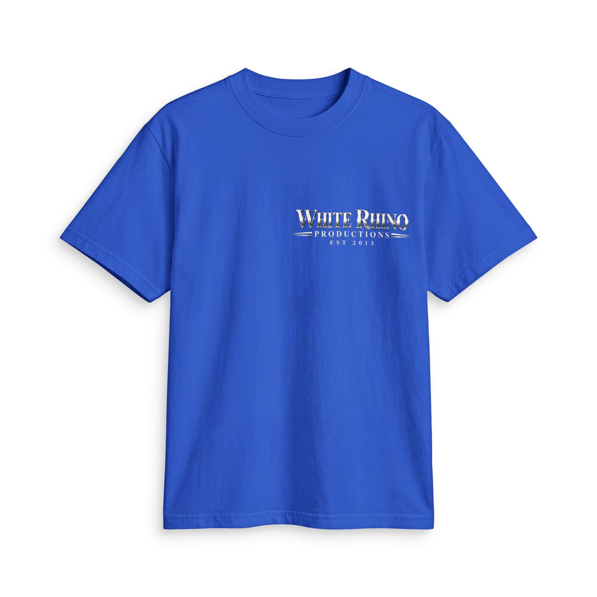 White Rhino Logo T‑Shirt — Graphic Animal Tee