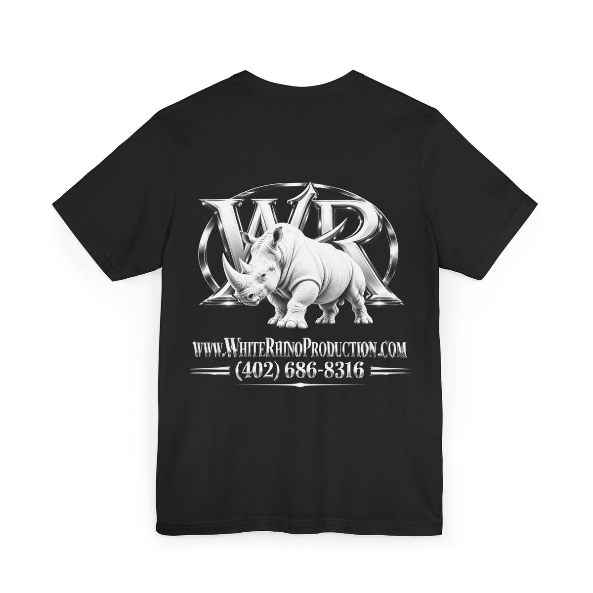 White Rhino Productions Logo T-Shirt — Vintage Band/Production Crew Tee