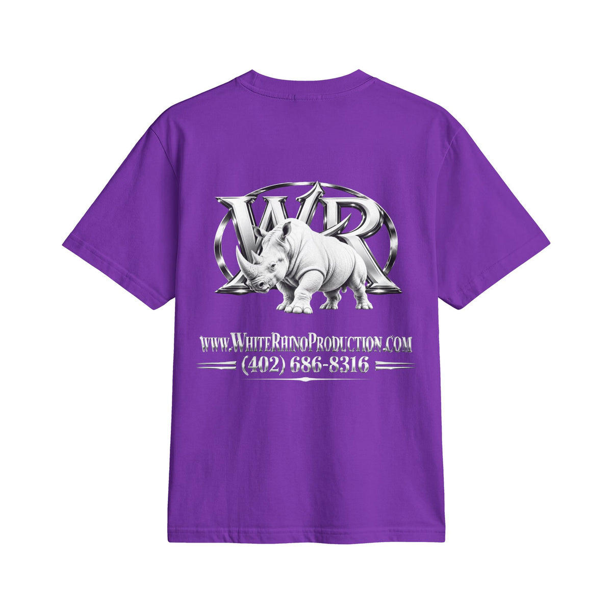 White Rhino Logo T‑Shirt — Graphic Animal Tee