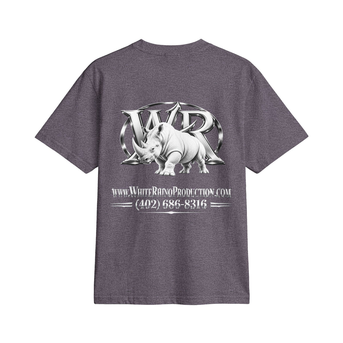 White Rhino Logo T‑Shirt — Graphic Animal Tee