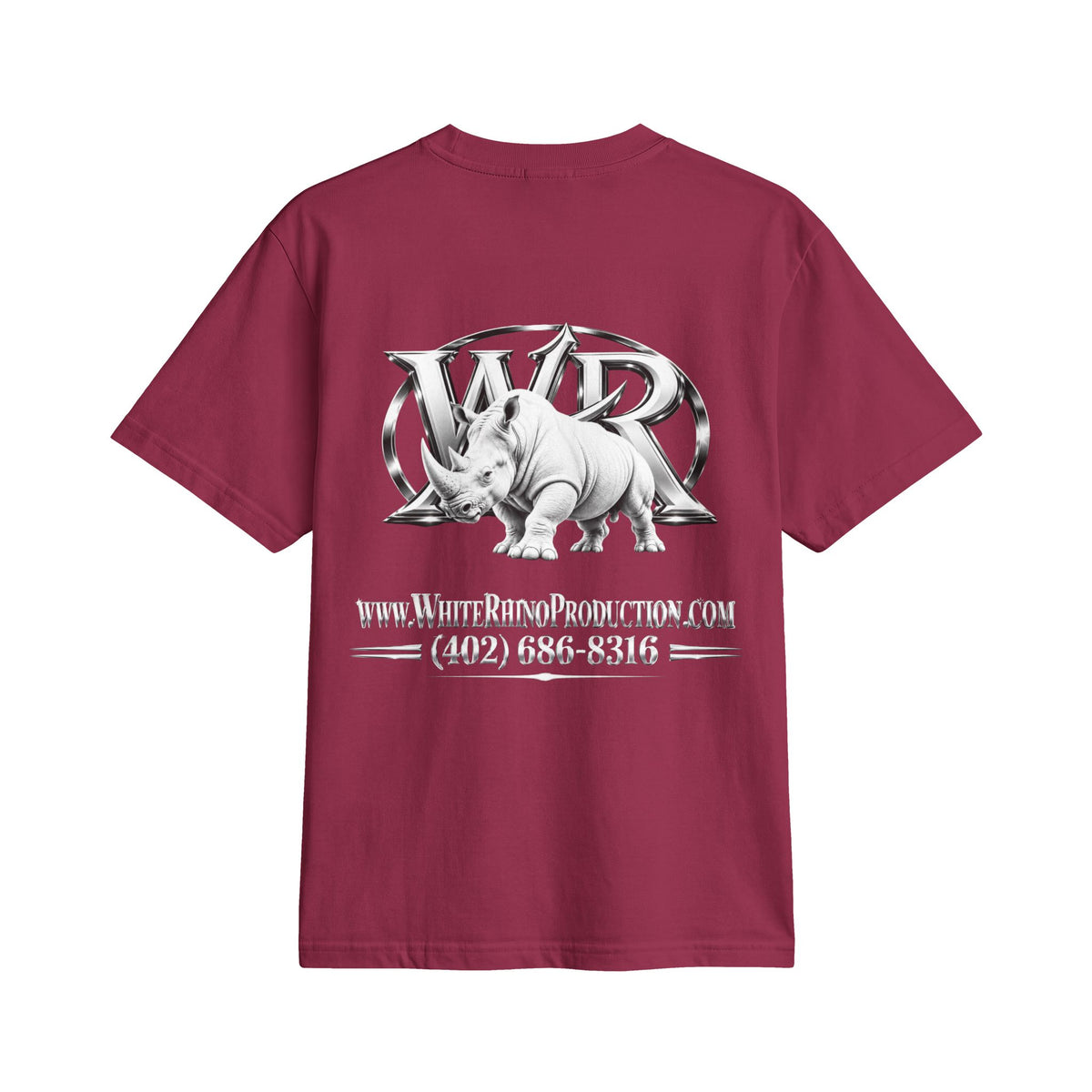 White Rhino Logo T‑Shirt — Graphic Animal Tee