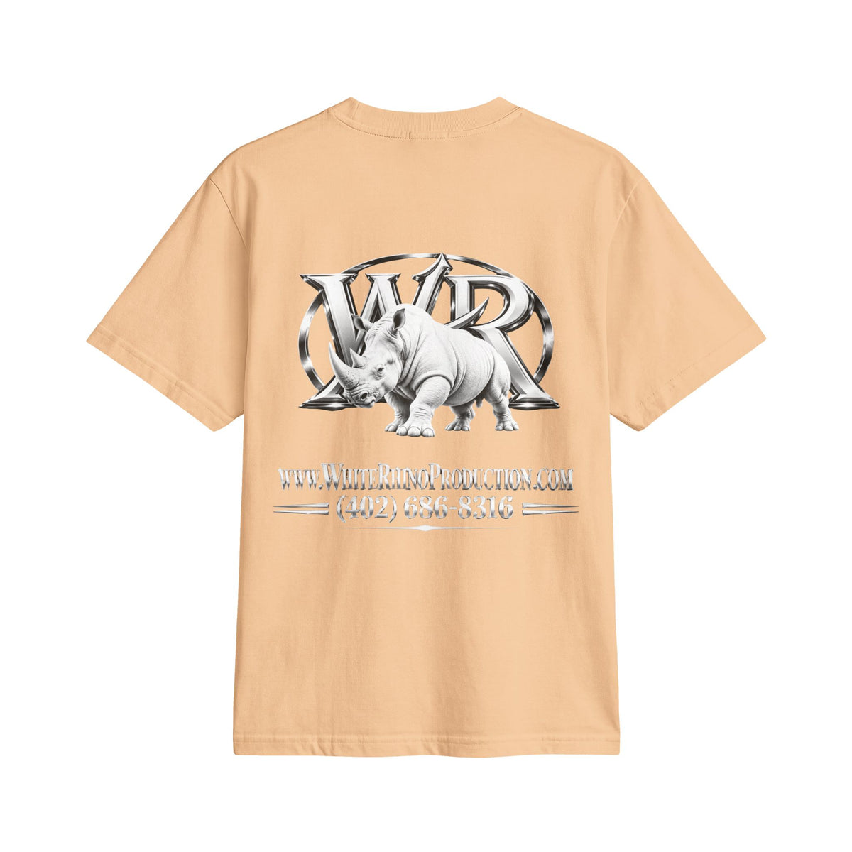 White Rhino Logo T‑Shirt — Graphic Animal Tee