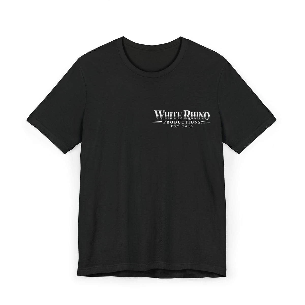 White Rhino Productions Logo T-Shirt — Vintage Band/Production Crew Tee