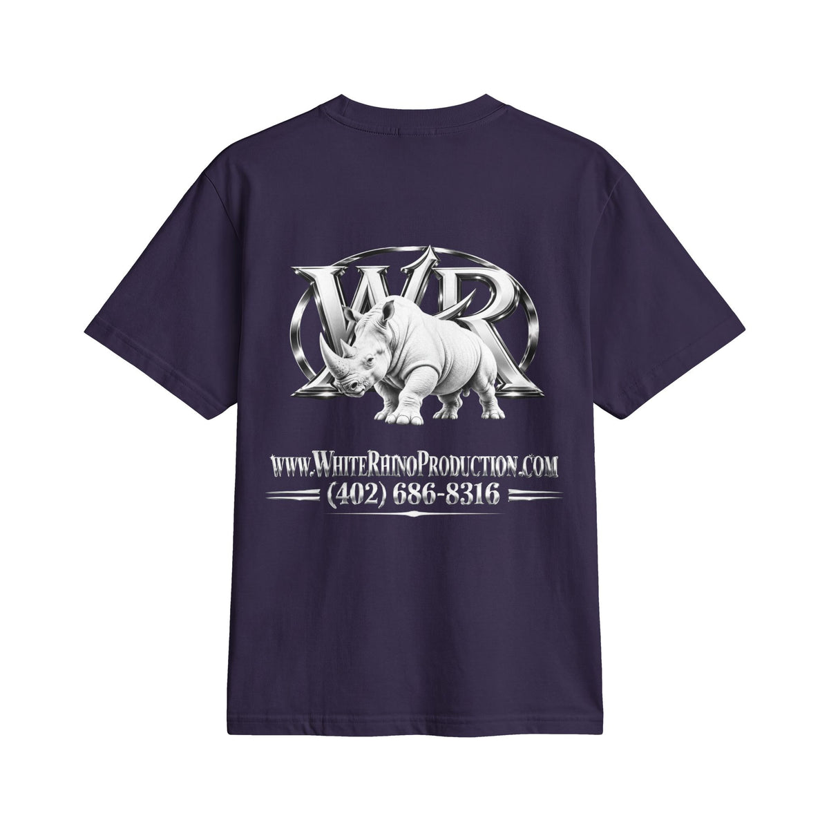 White Rhino Logo T‑Shirt — Graphic Animal Tee