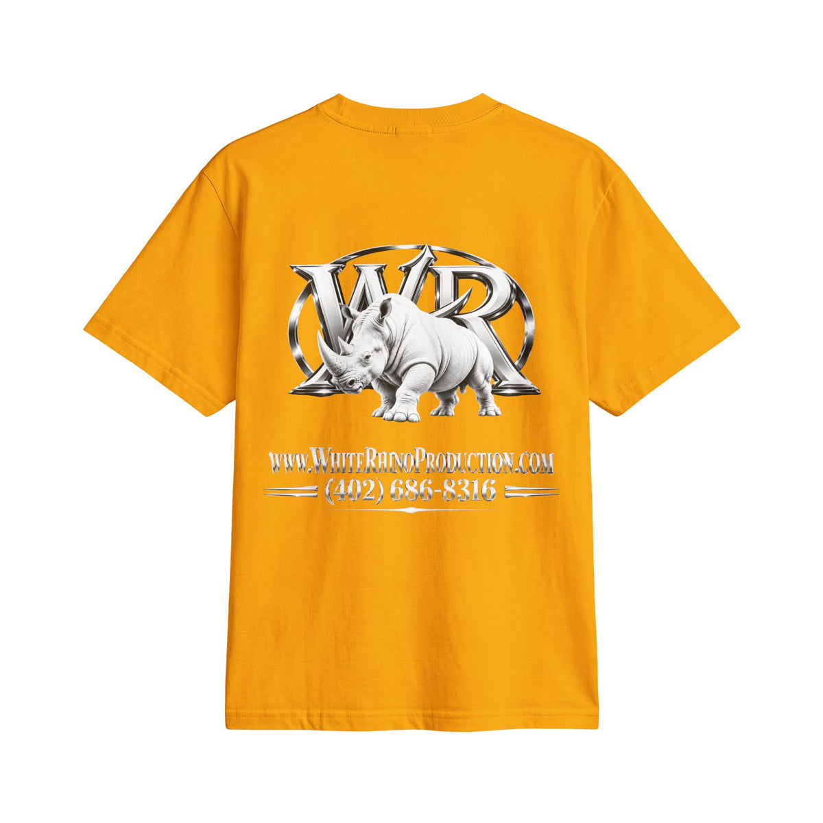 White Rhino Logo T‑Shirt — Graphic Animal Tee