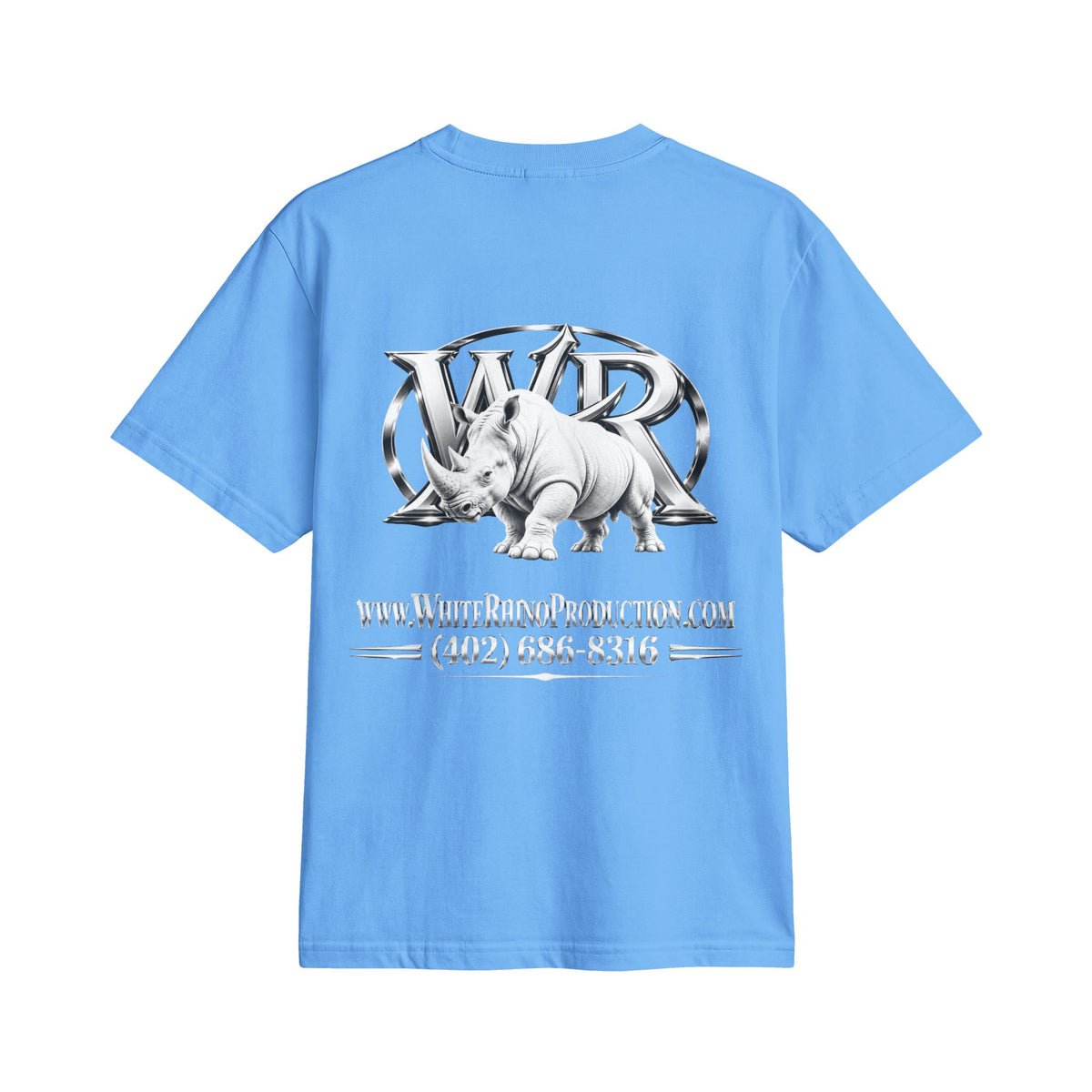 White Rhino Logo T‑Shirt — Graphic Animal Tee