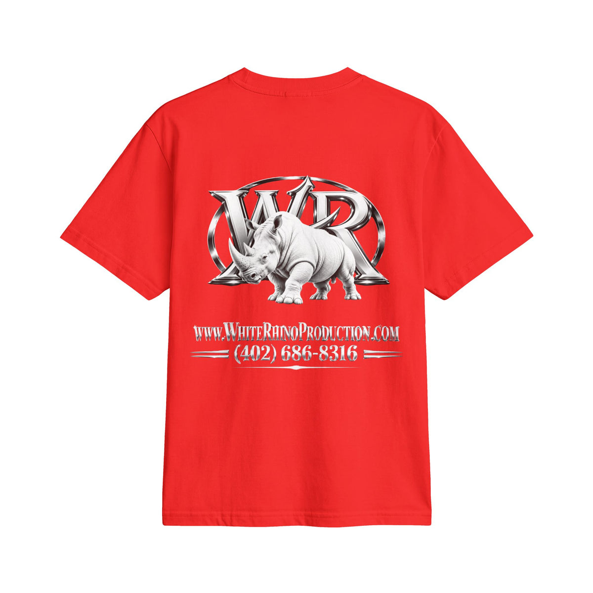 White Rhino Logo T‑Shirt — Graphic Animal Tee