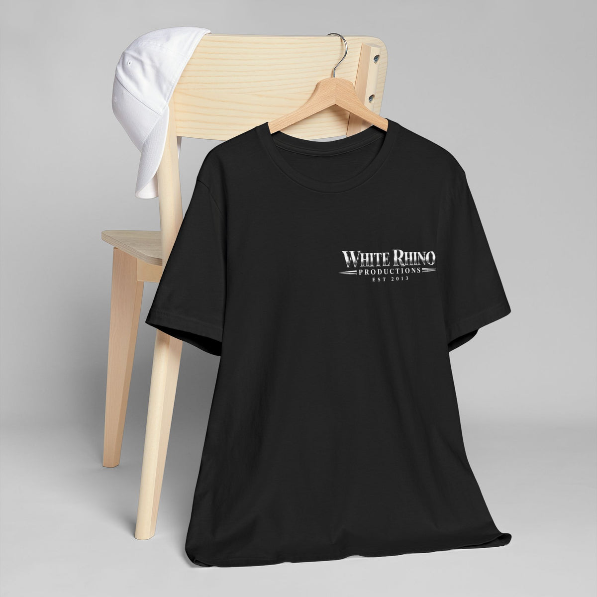 White Rhino Productions Logo T-Shirt — Vintage Band/Production Crew Tee