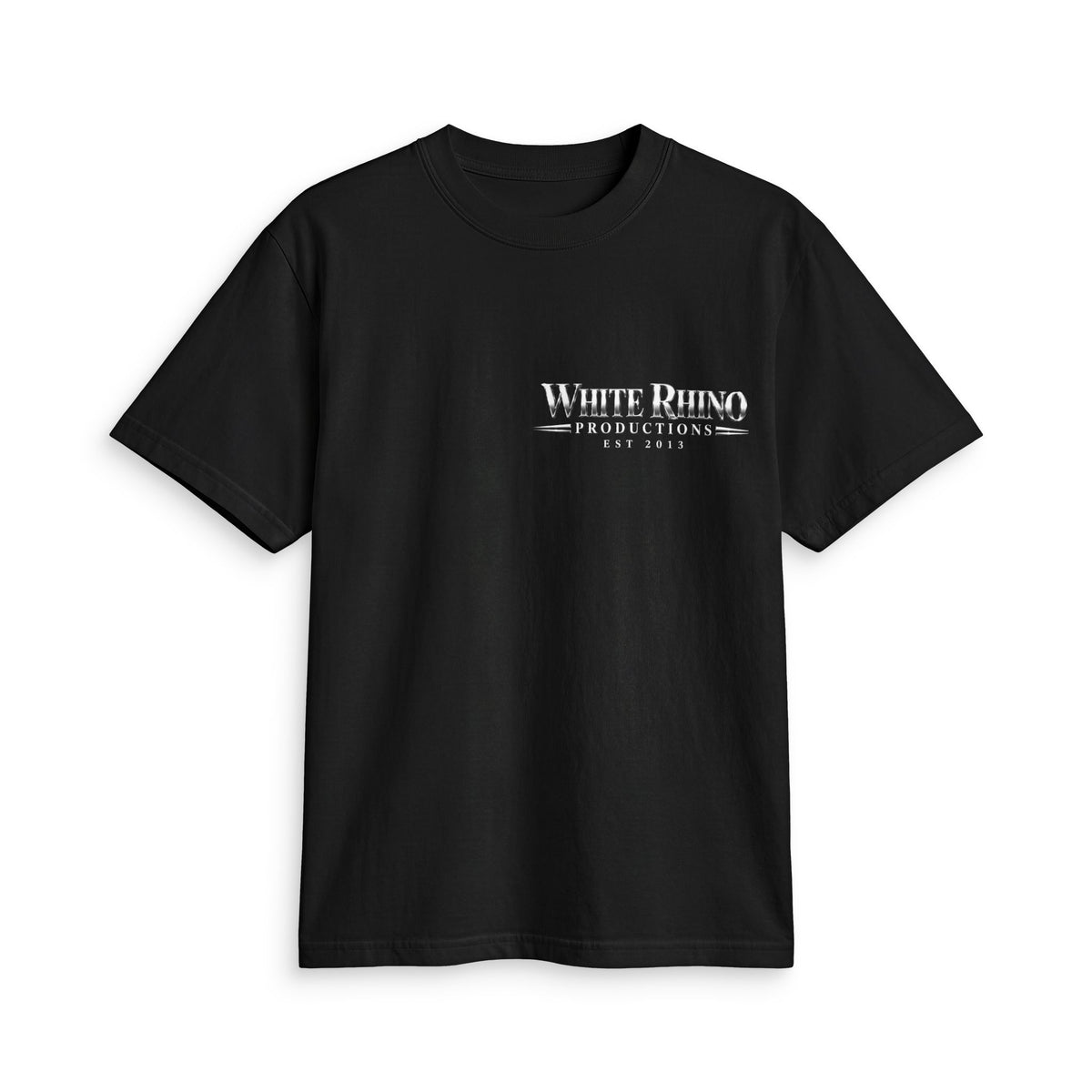 White Rhino Logo T‑Shirt — Graphic Animal Tee