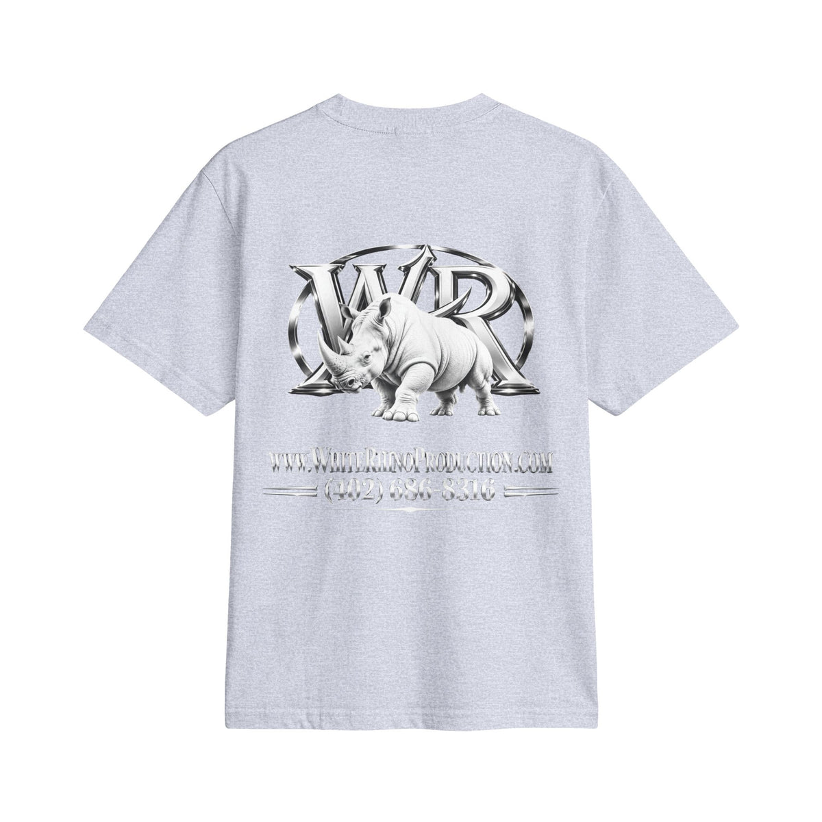 White Rhino Logo T‑Shirt — Graphic Animal Tee