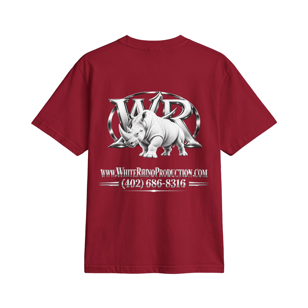 White Rhino Logo T‑Shirt — Graphic Animal Tee